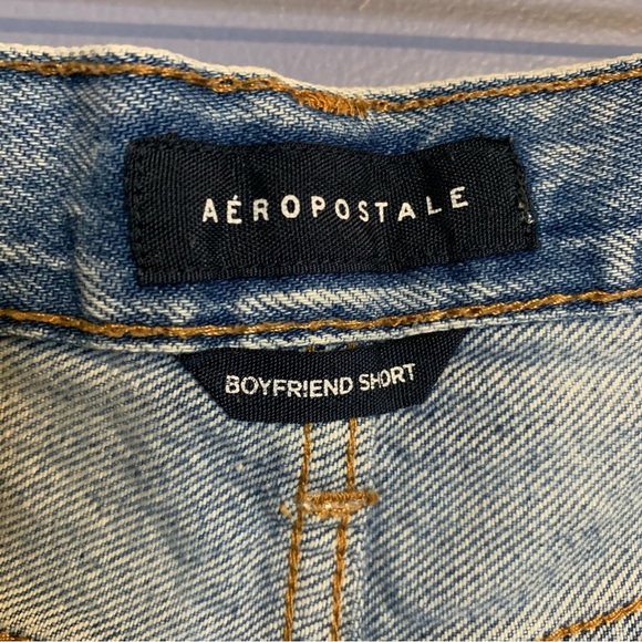 Aeropostale Distressed Denim Shorts - Size 6 - Picture 5 of 6
